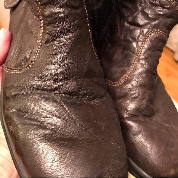 𝅺reiker booties, dark brown, women’s size 39. - Picture 13 of 14